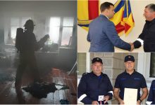 Photo of foto, video | Și-au riscat viața pentru a avea grijă de altele. Trei pompieri, decorați după ce au salvat 2 copii din flăcările unui incendiu