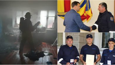 Photo of foto, video | Și-au riscat viața pentru a avea grijă de altele. Trei pompieri, decorați după ce au salvat 2 copii din flăcările unui incendiu
