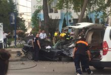 Photo of foto, video | Accident fatal la Ungheni. Un tânăr de 23 de ani a murit după ce a ajuns cu BMW-ul într-un stâlp