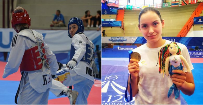 Photo of foto | A luptat cu desăvârșire: Ana Ciuchitu a cucerit bronzul la taekwondo, la Universiada Mondială din Napoli