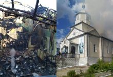 Photo of foto | Incendiu la Biserica „Acoperemântul Maicii Domnului” din satul Grinăuți-Moldova. Acoperișul lăcașului sfânt a ars aproape în totalitate