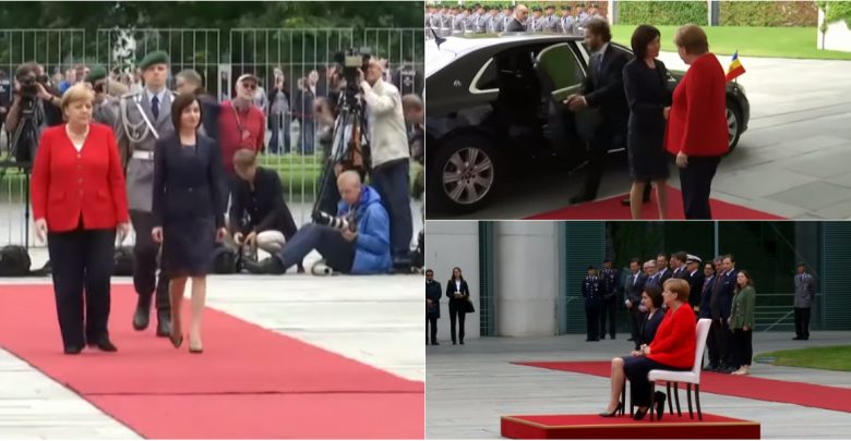 Photo of video | Maia Sandu, întâmpinată cu onoruri militare la Berlin. Prim-ministra are o întâlnire oficială cu Angela Merkel