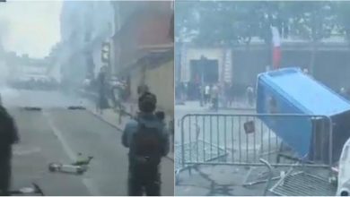 Photo of video | Francezii sărbătoresc Ziua Națională a țării… cu proteste. Poliţia a folosit gaze lacrimogene pentru a dispersa sutele de manifestanți
