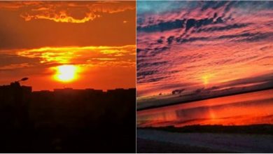 Photo of foto | O paletă întreagă de culori a „explodat” pe cerul Moldovei. Apusul de aseară a surprins internauții cu un spectacol de poveste 