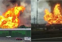 Photo of video | „Valuri” de foc la Moscova: O persoană ar fi decedat după ce o centrală termoelectrică a fost cuprinsă de flăcări