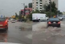 Photo of video | Atenție, șoferi! Străzile din capitală pe care se circulă dificil din cauza acumulărilor mari de apă