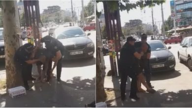 Photo of video | Un bărbat, imobilizat și reținut după ce ar fi vândut nuci pe stradă. Cum explică poliția cele întâmplate?