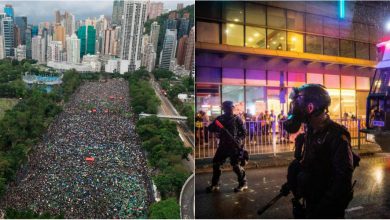 Photo of foto | Proteste în masă pe străzile din Hong Kong. Polițiștii folosesc tunurile cu apă și amenință manifestanții cu muniție de război