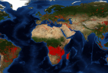 Photo of hartă | Africa, în același pericol ca și Pădurea Amazoniană. Peste 10.000 de incendii au izbucnit în ultimele zile