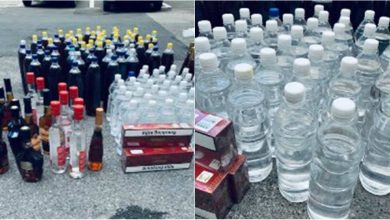 Photo of video | Descinderi la Piața Centrală. Polițiștii au ridicat produse de tutungerie și alcool fără acte de proveniență