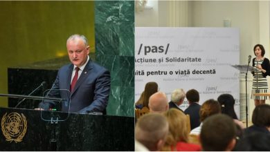 Photo of Președintele – da, PAS – ba. Formațiunea „îşi exprimă dezacordul” față de discursul lui Dodon de la tribuna ONU