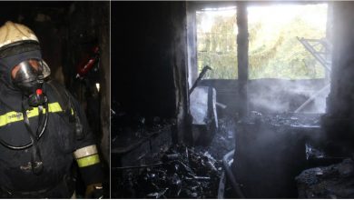 Photo of foto | Au întâmpinat dimineața cu flăcări: Un incendiu a izbucnit într-un bloc din capitală