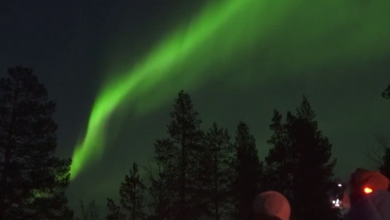 Photo of video | Cerul Laponiei a devenit verde: Aurora Boreală „a valsat” printre stele câteva zile