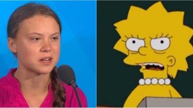 Photo of video | Încă o prezicere făcută de eroii desenului animat The Simpsons? Greta Thunberg, asociată cu Lisa