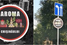 Photo of foto | Pe strada Albișoara a apărut un indicator care avertizează despre mirosul urât. Cui aparține inițiativa?