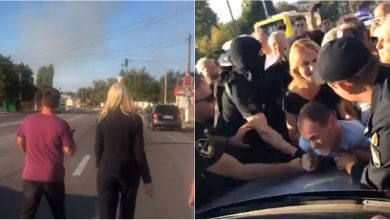 Photo of video | Momentul în care Marina Tauber este reținută de poliție: „Orheienii sunt revoltați”