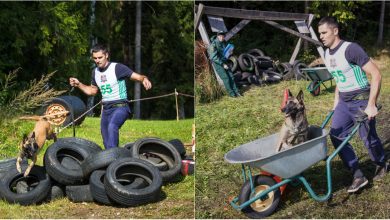 Photo of foto | Au făcut echipă bună cu patrupezii lor: Echipele canine ale Poliției de Frontieră, premiate la Biatlon „Letonia 2019”