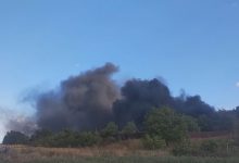 Photo of video | Incendiu la un depozit din Cojușna. Trei autospeciale s-au deplasat la fața locului