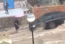 Photo of video | Nivelul apei a crescut cu peste un metru, iar mașinile au fost luate de viituri. Mai multe regiuni din Spania, sub Cod roșu de vreme rea