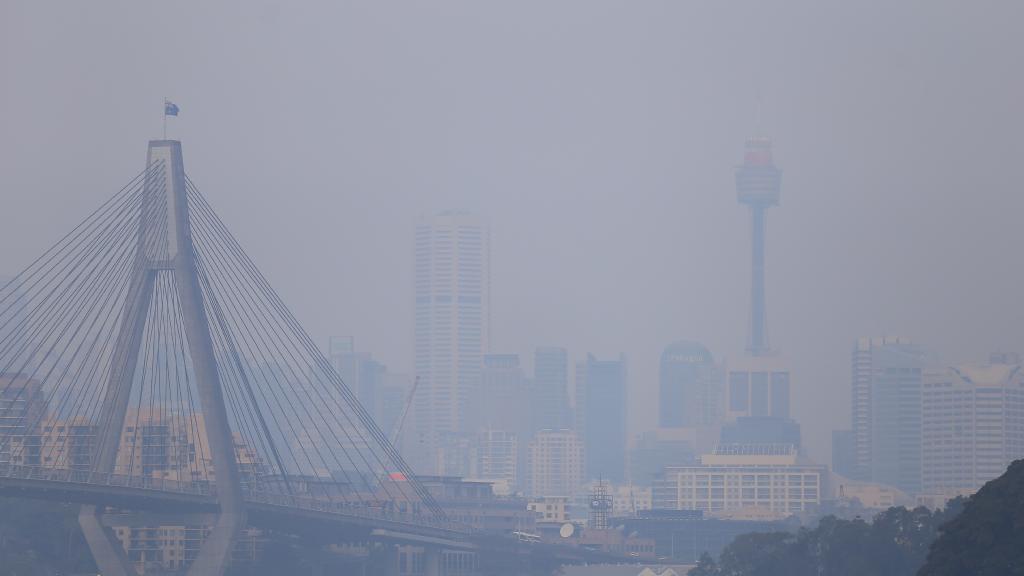 Sydney smog today