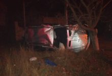 Photo of foto | Grav accident la Durlești. Un șofer s-a izbit violent cu mașina de un copac
