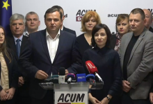 Photo of video | Andrei Năstase și Maia Sandu fac declarații de presă după închiderea secțiilor de votare: „Le mulțumim cetățenilor care au mers la vot”