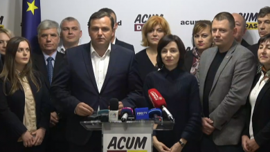 Photo of video | Andrei Năstase și Maia Sandu fac declarații de presă după închiderea secțiilor de votare: „Le mulțumim cetățenilor care au mers la vot”
