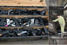Photo of foto | Peste 2000 de arme din Moldova, distruse. Acestea au fost topite în cuptor și transformate în metal