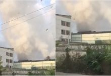 Photo of video | Flăcări puternice la un depozit de la Ciocana. Șapte autospeciale de pompieri luptă cu focul 