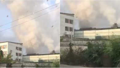 Photo of video | Flăcări puternice la un depozit de la Ciocana. Șapte autospeciale de pompieri luptă cu focul 