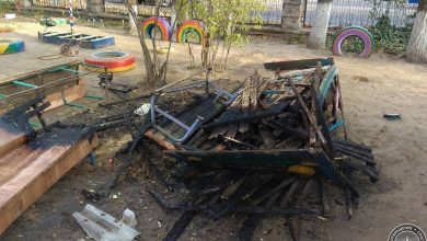 Photo of Incendiu la o grădiniță din Tiraspol. O parte din terenul de joacă a fost cuprinsă de flăcări