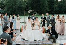 Photo of foto | O nuntă cu două mirese și o halteră mai grea de 200 de kg. Cum și-au jurat iubire veșnică două tinere obsedate de sport?