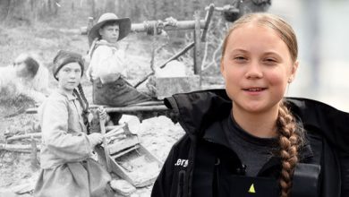 Photo of foto | A venit din trecut să ne salveze? Internauții au publicat o fotografie veche în care „ar apărea” Greta Thunberg