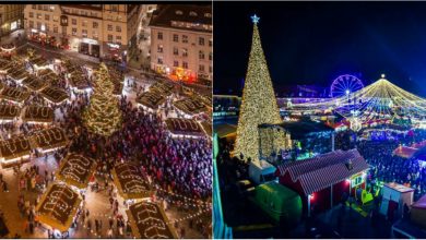 Photo of foto | Luminițele de Crăciun se aprind, rând pe rând, pe glob. Primele orașe unde au fost inaugurate deja târgurile