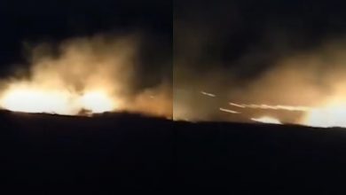 Photo of video | Incendiu devastator în apropiere de un sat. Un teren de pământ a fost cuprins de flăcări
