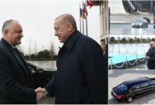 Photo of video | Mașina de un milion de euro cu care Dodon a mers la întâlnirea cu președintele turc