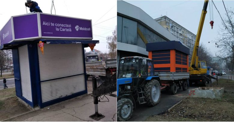 Photo of foto | În ultimele patru zile de pe străzile capitalei au fost evacuate 45 de gherete. Ceban: „Își desfășurau activitatea contrar legii”