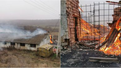 Photo of foto | La un pas de tragedie! Un depozit în care se păstra cărbune a fost cuprins de flăcări