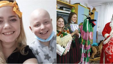 Photo of foto, video | Moș Crăciun ajunge și la copiii internați în spitale. Elevii unui liceu „s-au transformat” în eroi din basm de dragul micuților bolnavi de cancer