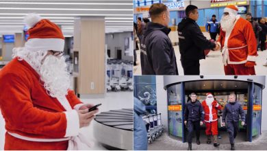 Photo of video | Moș Crăciun, întâlnit la Aeroport de către polițiștii de frontieră. Cum l-au scos din bucluc oamenii legii pe cel care le aduce daruri copiilor?