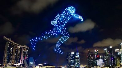 Photo of video | Artificiile nu mai sunt în vogă? Singapore și Shanghai au marcat trecerea dintre ani cu proiecții realizate de drone