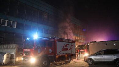 Photo of foto | Un depozit din sectorul Rîșcani al capitalei a fost cuprins aseară de flăcări. La fața locului au intervenit 10 autospeciale