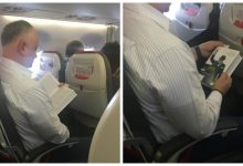 Photo of foto, video | În drum spre Strasbourg, președintele Igor Dodon a zburat în clasa econom, însoțit de… Churchill