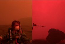Photo of video | Imagini de groază în Australia. Cerul a luat culoarea focului, iar oamenii își caută refugiu pe plaje și în apă pentru a se salva