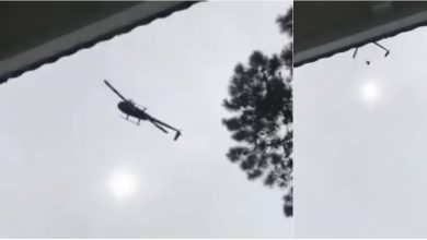 Photo of video | Imagini revoltătoare. Momentul în care un animal este aruncat din elicopter în piscina unui milionar