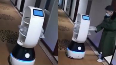 Photo of video | Persoanele aflate în carantină primesc mâncare de la roboți. Soluția ingenioasă a unui hotel în care au rămas blocați 200 de turiști după ce au vizitat epicentrul epidemiei de coronavirus