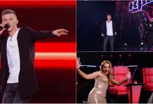 Photo of video | I-a făcut pe jurați să danseze pasional și a ridicat publicul în picioare. O piesă celebră a lui Dan Balan, cântată pe scena de la Vocea Ucrainei