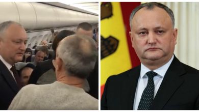 Photo of video | Igor Dodon a plecat din nou la Moscova. Pasagerii avionului cu care a zburat șeful statului au stat în rând pentru a-și face fotografii cu el