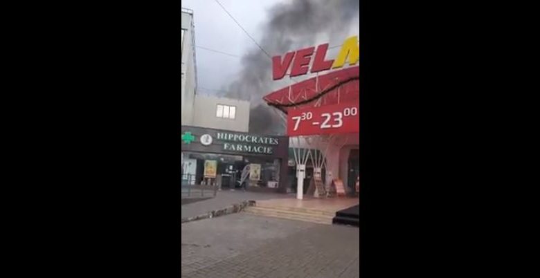 Photo of update | Fum dens în centrul capitalei. Pompierii au fost solicitați la fața locului