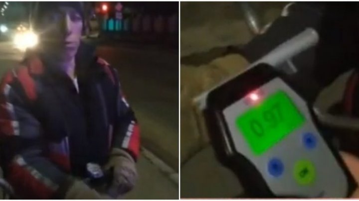 Photo of video | A fost amendat cu 18.000 de lei pentru că mergea pe bicicletă în stare de ebrietate